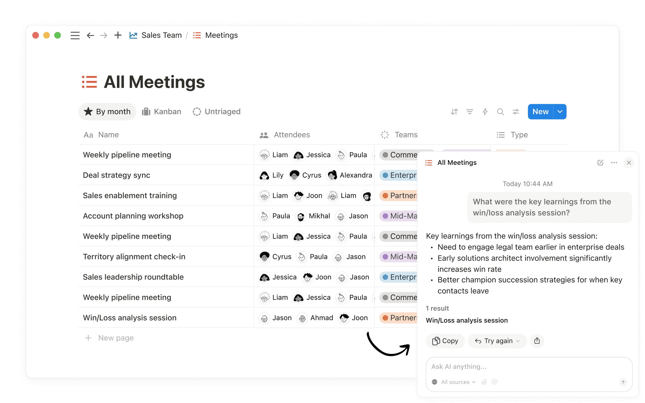 Searchable Meetings